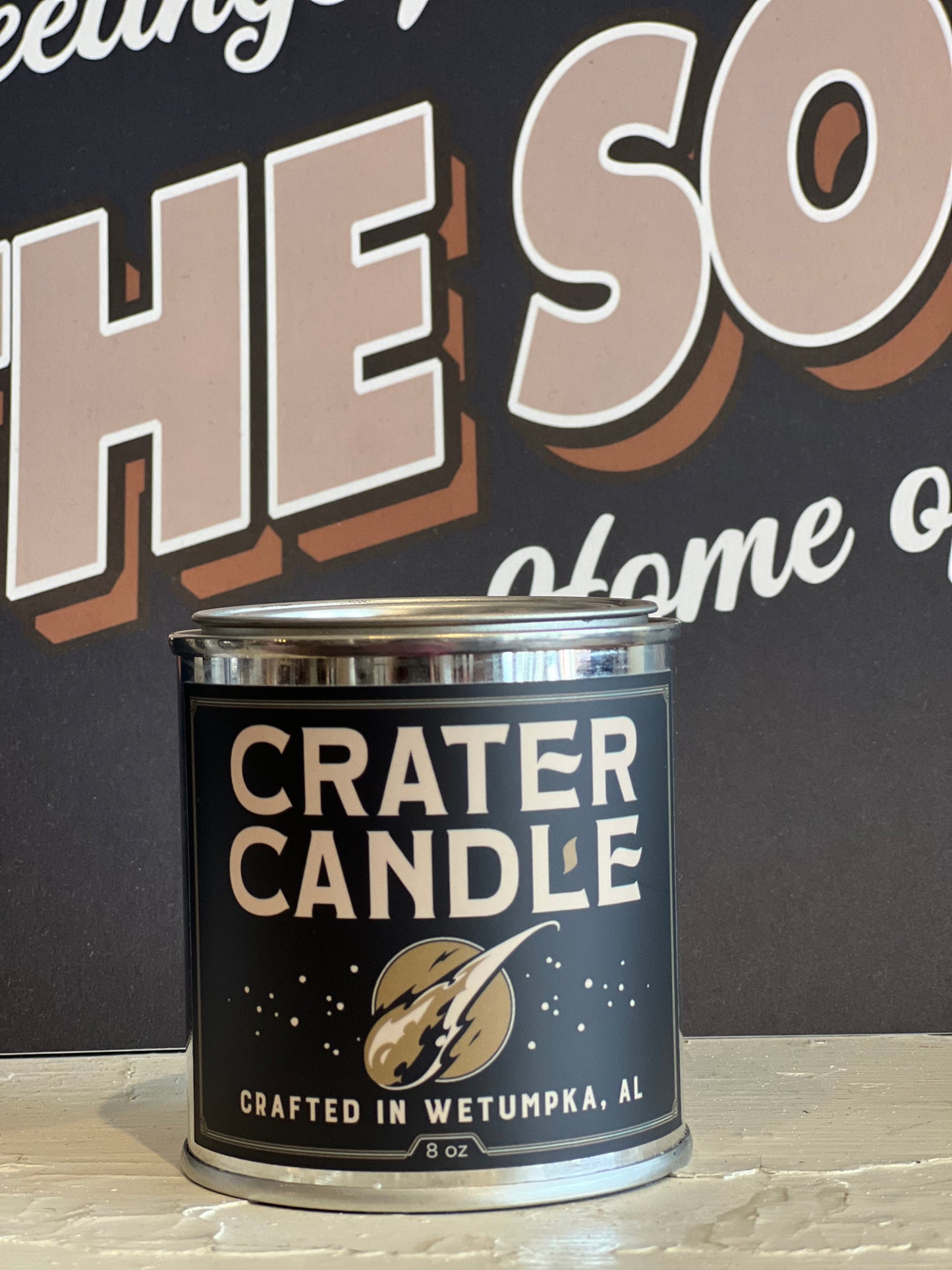 Crater Candle