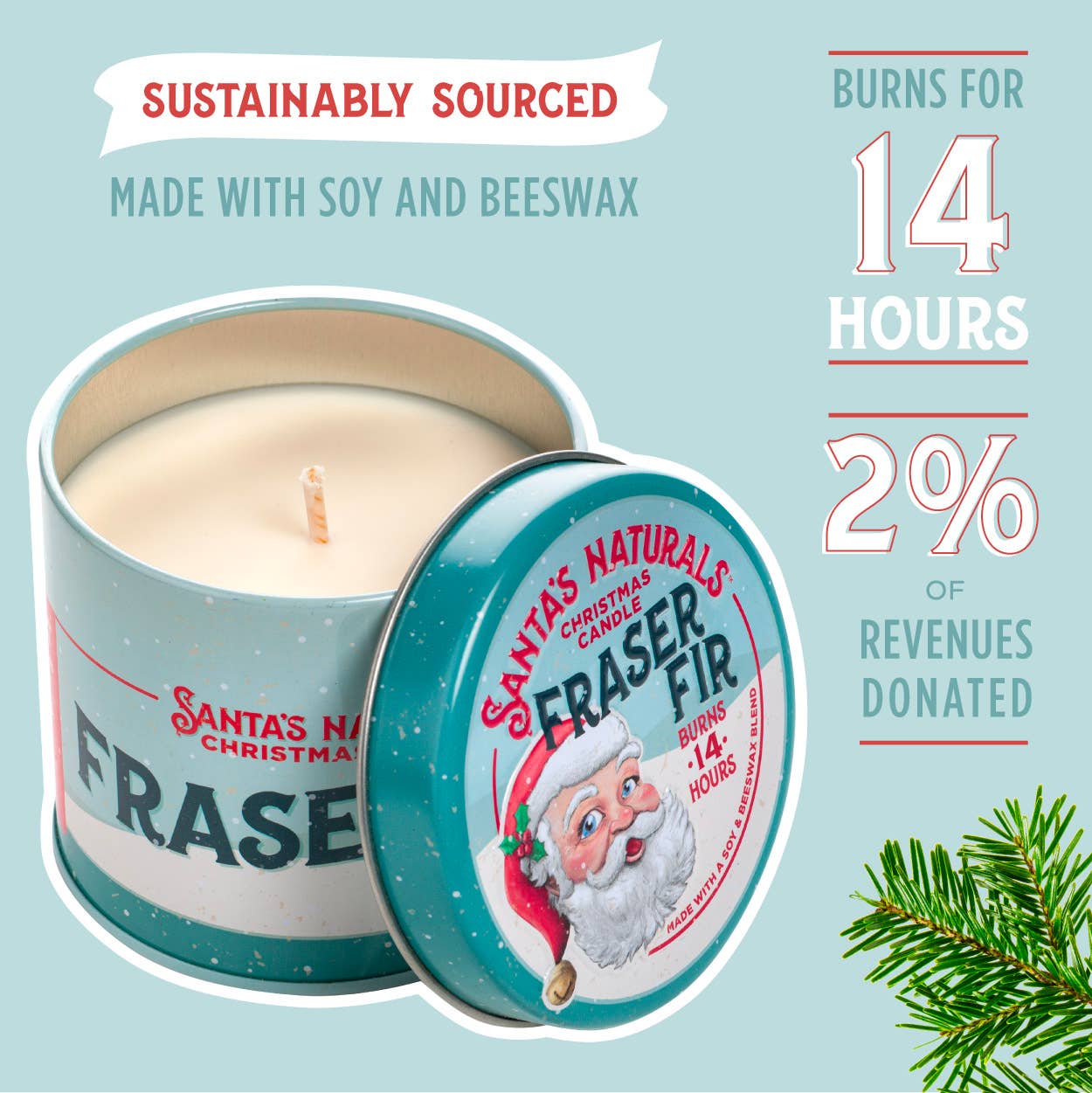 Fraser Fir 3.5oz Mini Candle