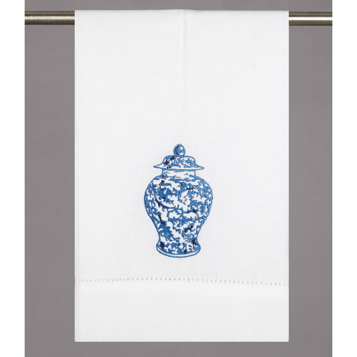 Chinoiserie Vases Guest Towel - Sally Eckman Roberts