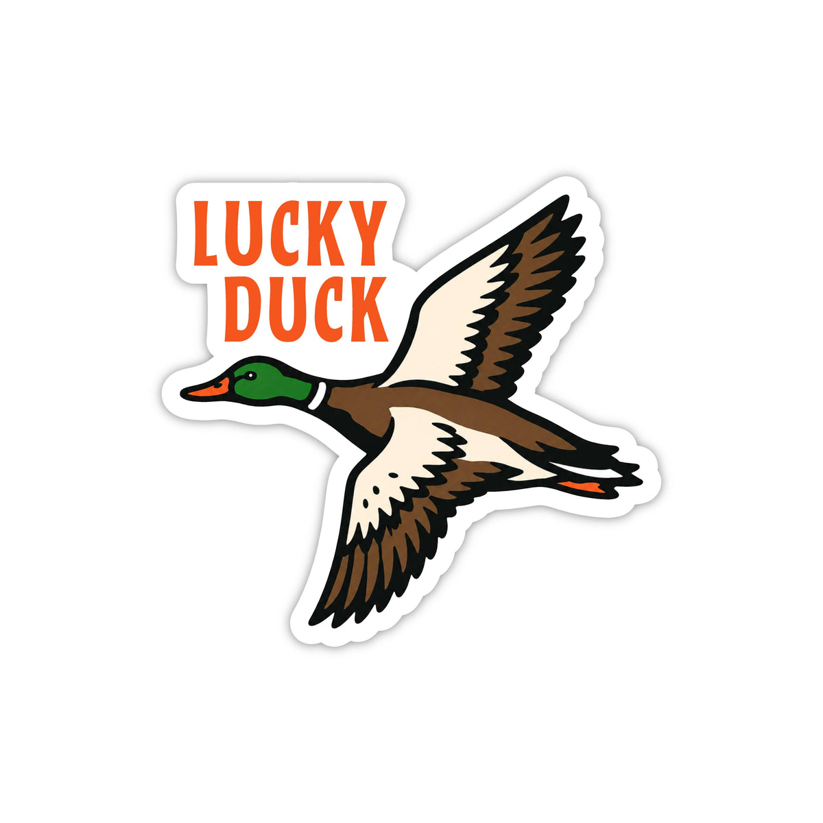 Lucky Duck Sticker