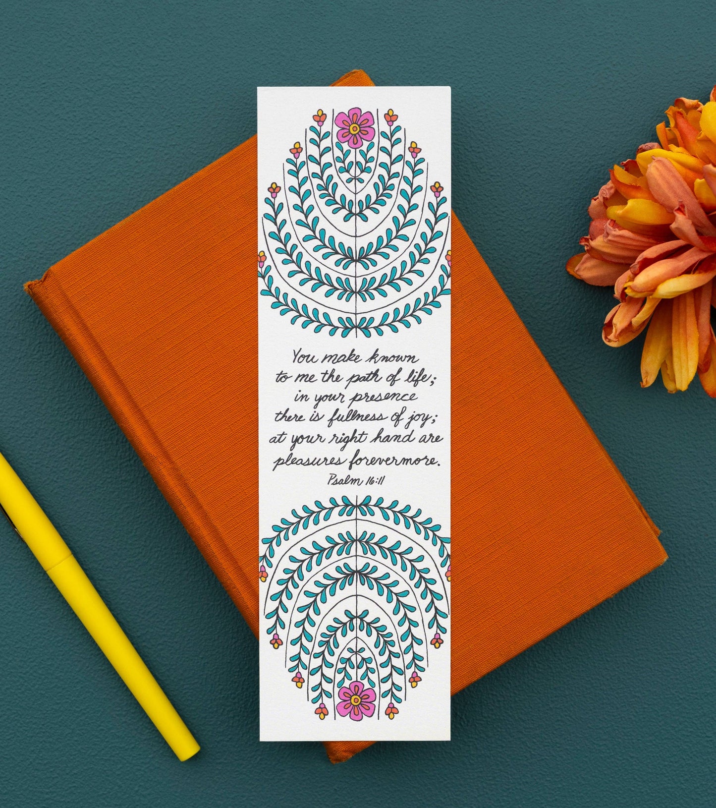 Fullness of Joy Psalm Bookmark — Psalm 16