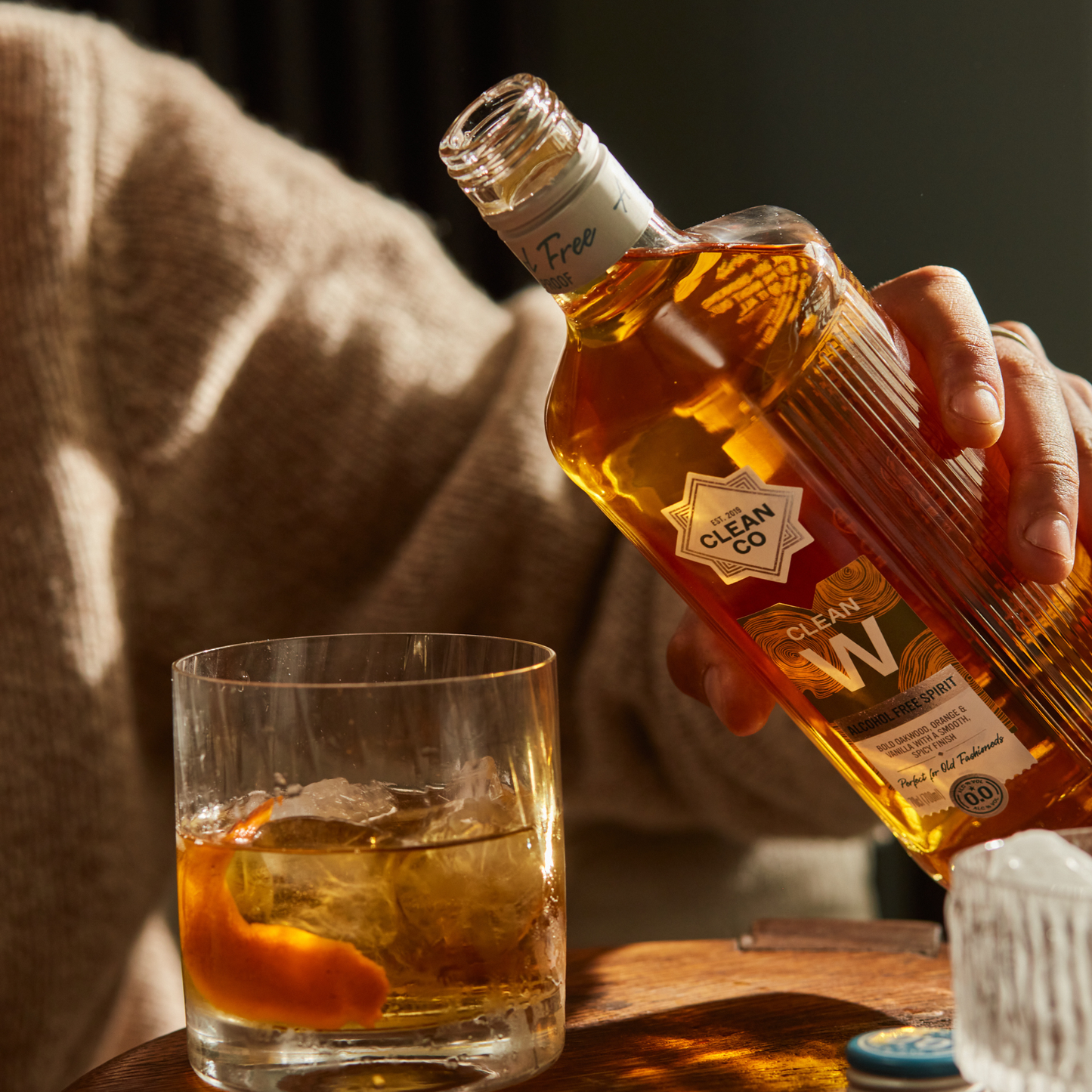 CleanCo Clean W Zero Proof 0.0% Whiskey