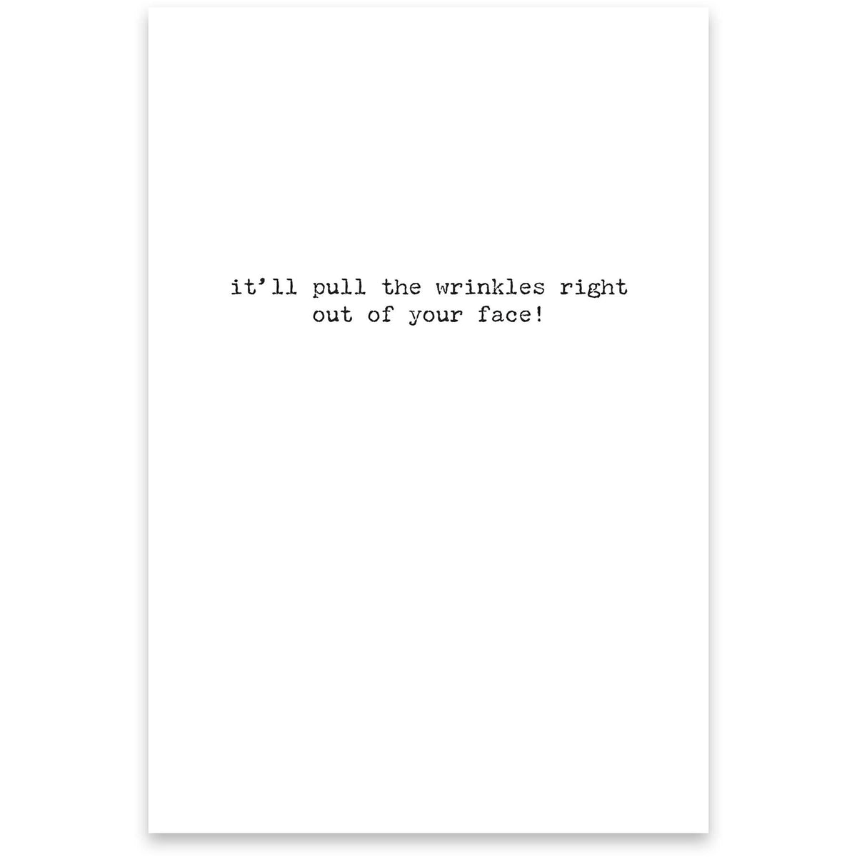 Go Braless Greeting Card