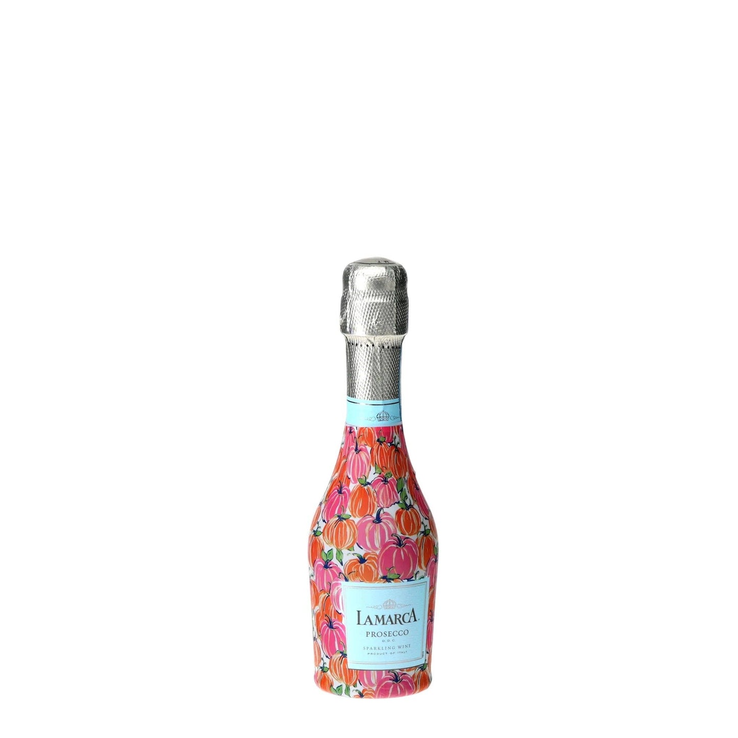 Pink & Orange Pumpkins Mini Prosecco Wraps