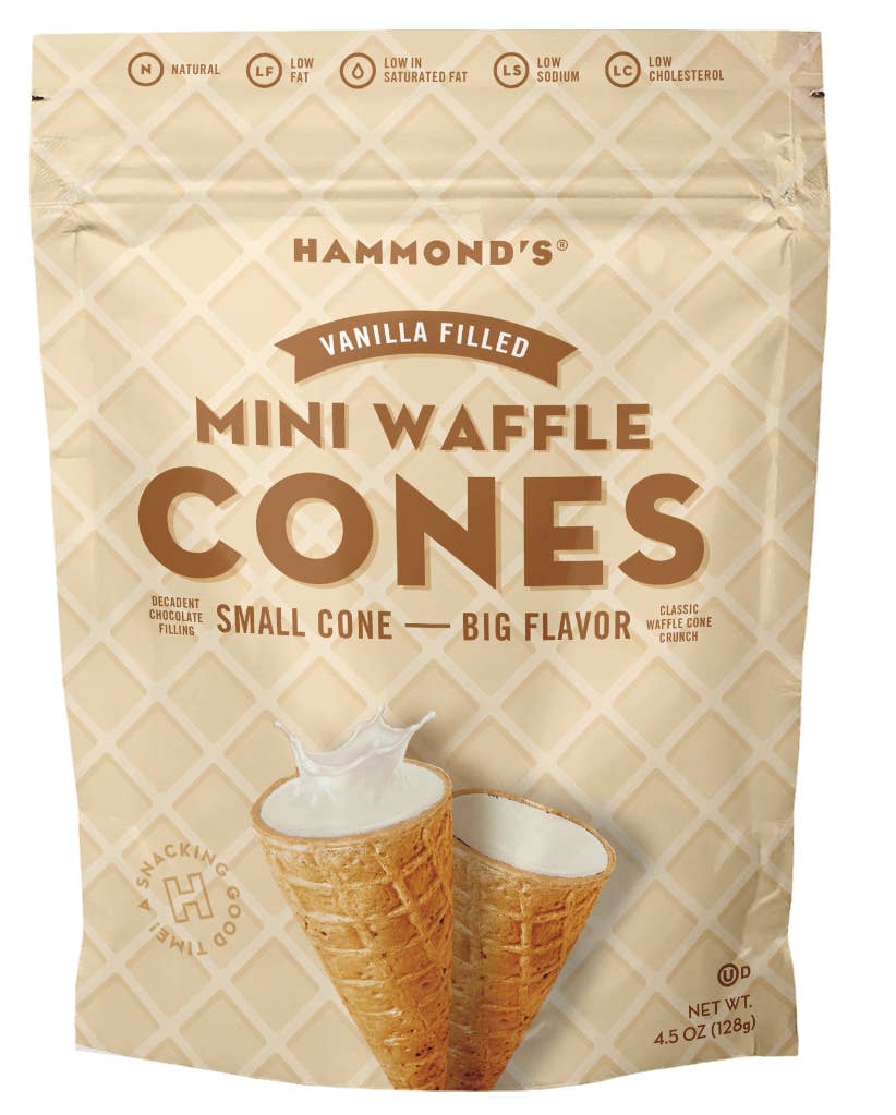 Waffle Cones White Chocolate