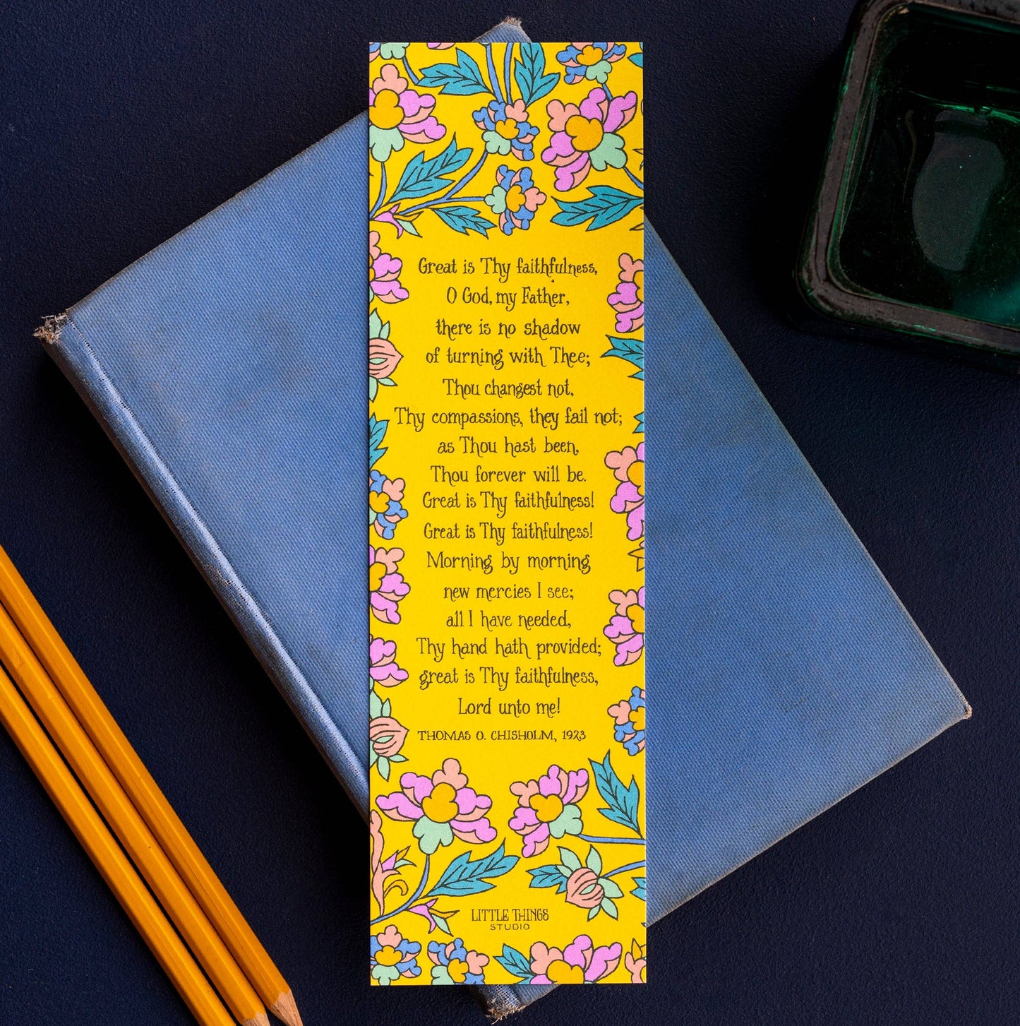 Great Is Thy Faithfulness Hymn Bookmark
