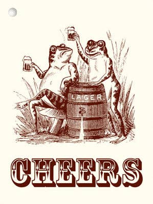 Cheering Toads Gift Tags