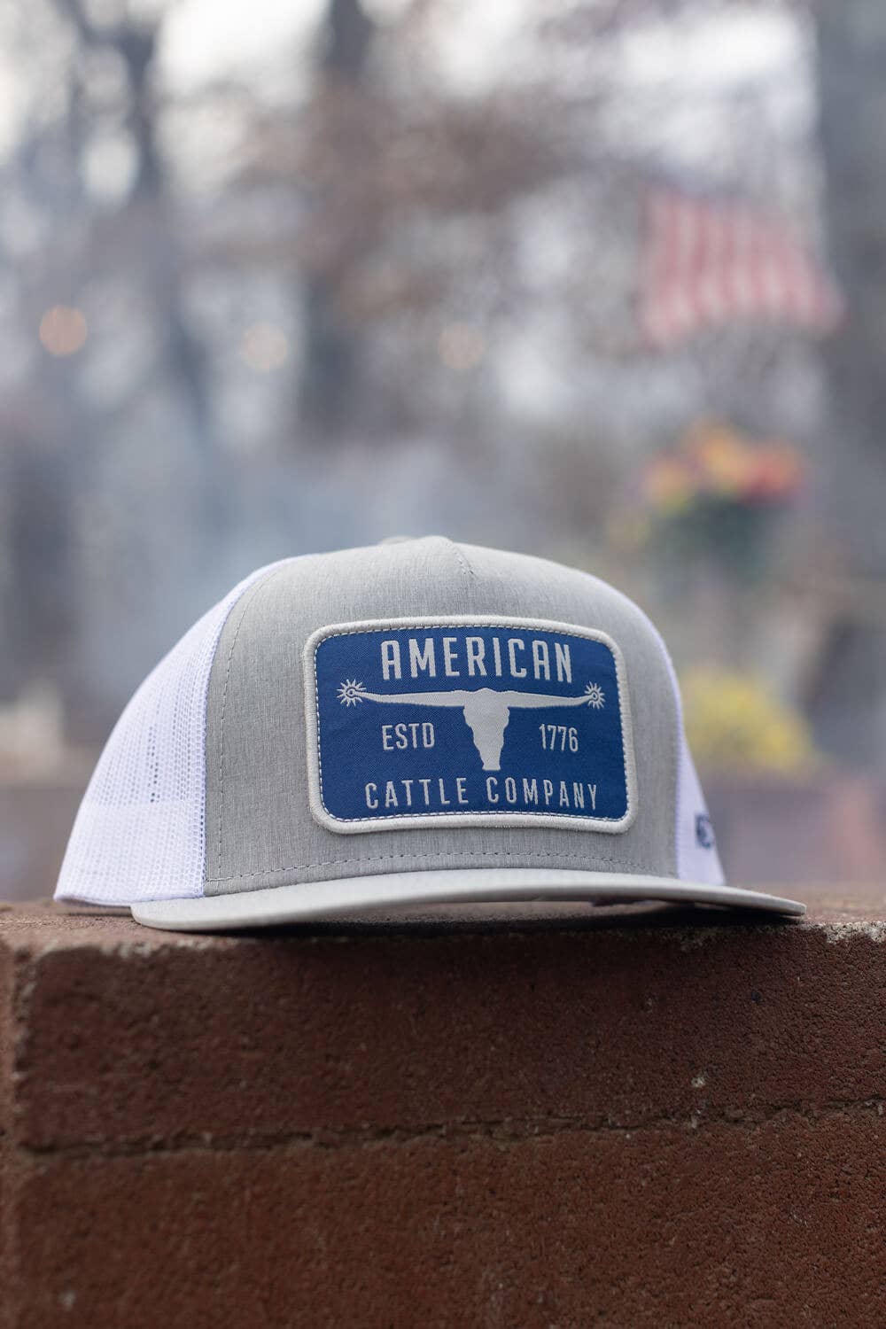 Bull Spurs Hat-Flat