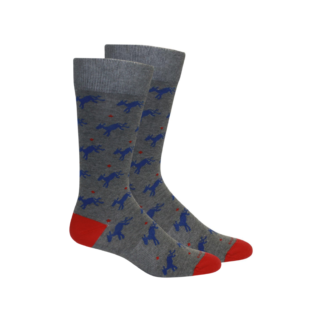 Kennedy (Donkey) Socks: Navy