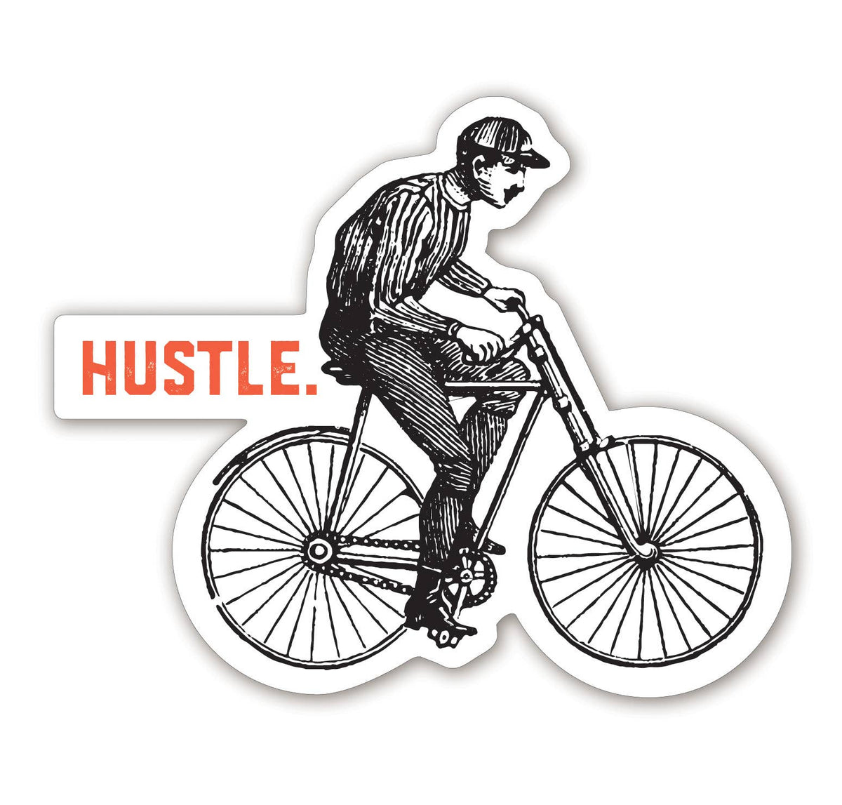 Hustle Sticker