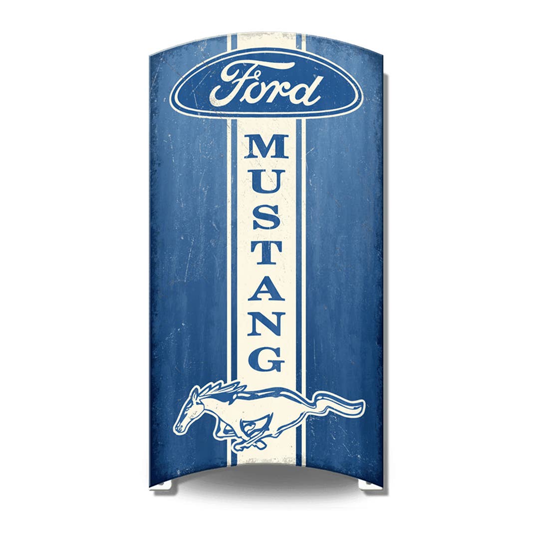 ROLLED: Ford - Mustang 7.5in. x 17.5in. Rolled Aluminum Sign