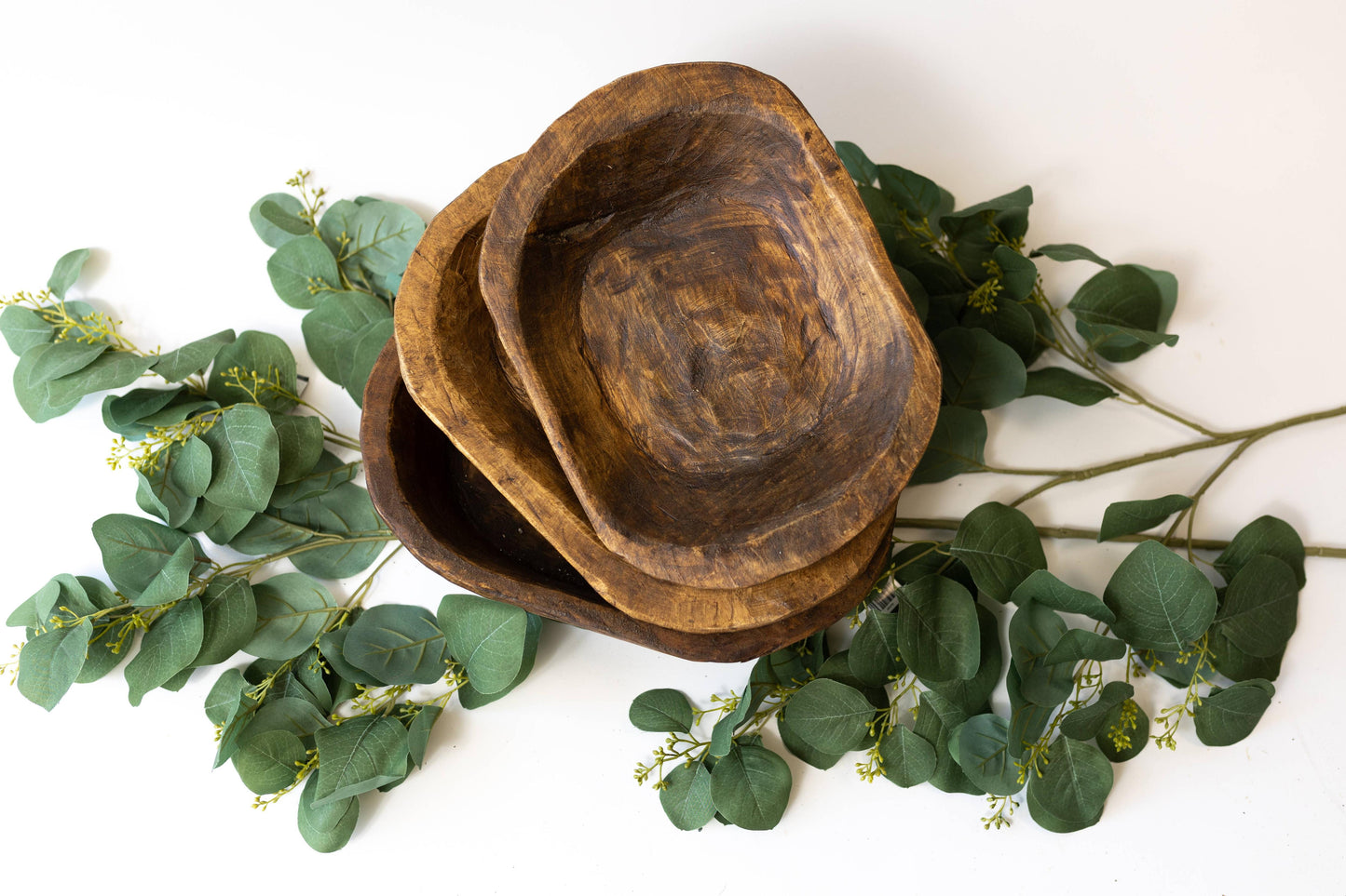 Petite Wood Bowl (9-10") Handmade in Mexico : Natural, 10x6x3