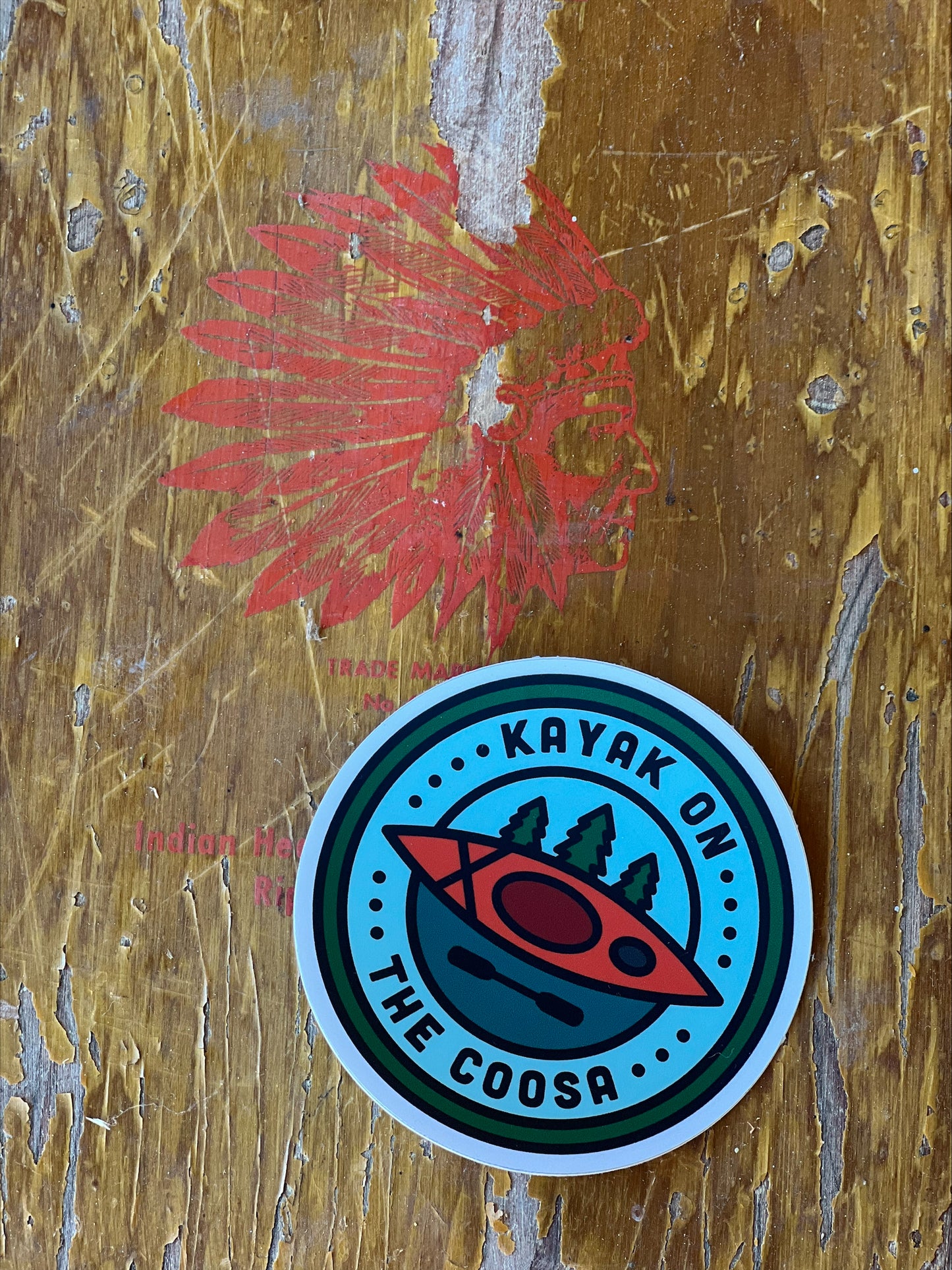 Kayak the Coosa sticker