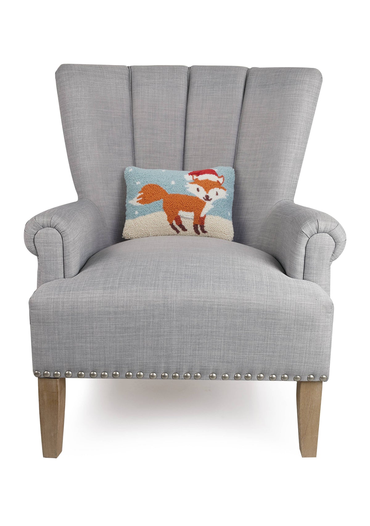 Holiday Fox Hook Pillow