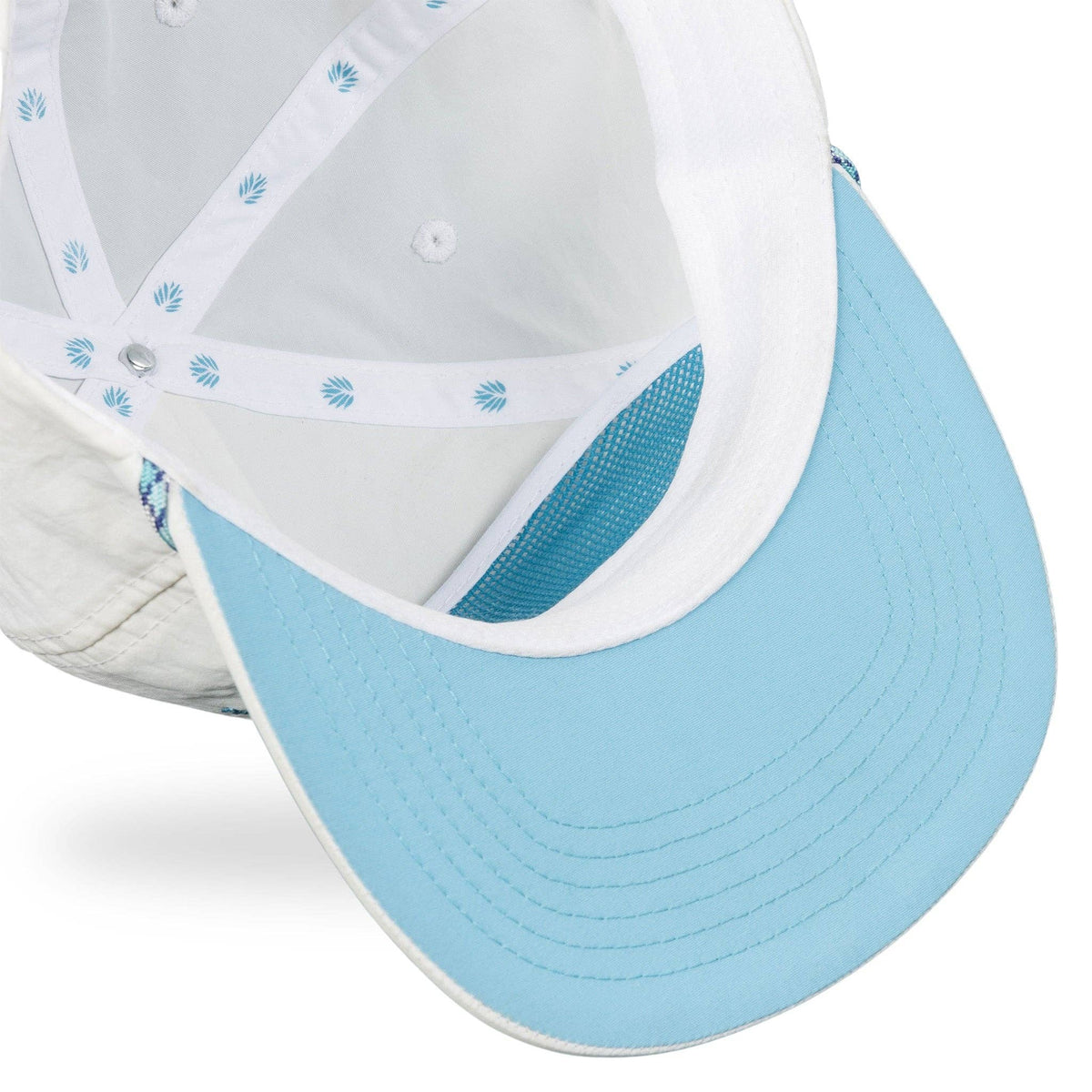 Logo Hat: Silver/Blue