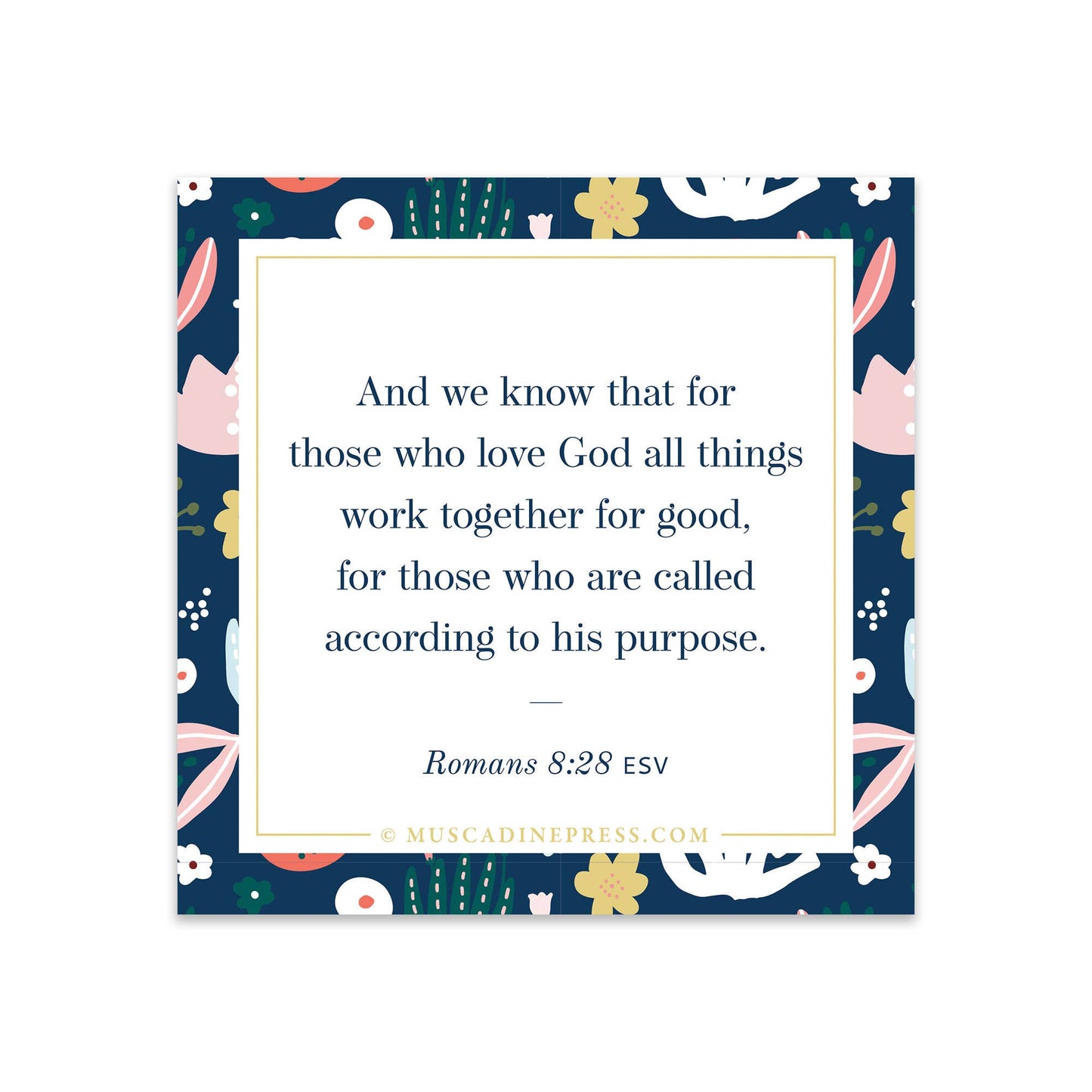 Scripture Mirror Cling, All Things Work Together
