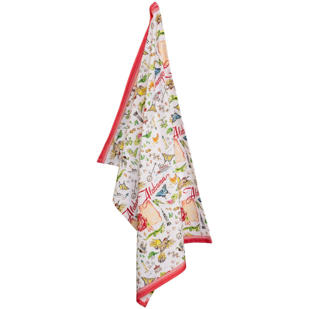 Al Alabama State Collection 28" Cotton Tea Towel