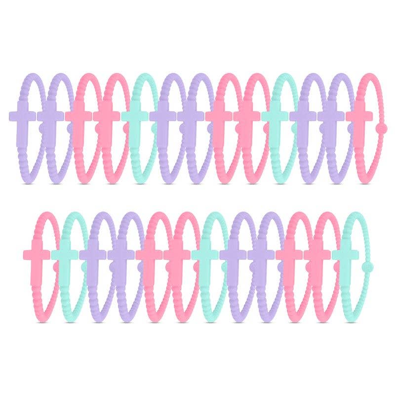 Jesus Bracelets - 25 Packs: Funfetti (25 Pack), Small