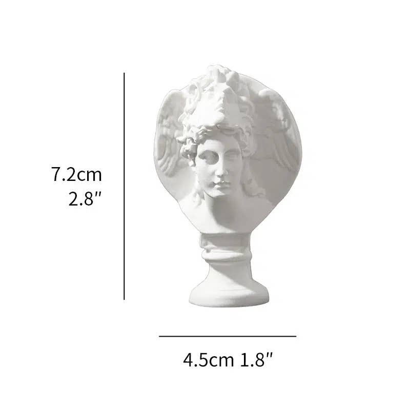 Miniature Greek Busts - Intricately Carved: David