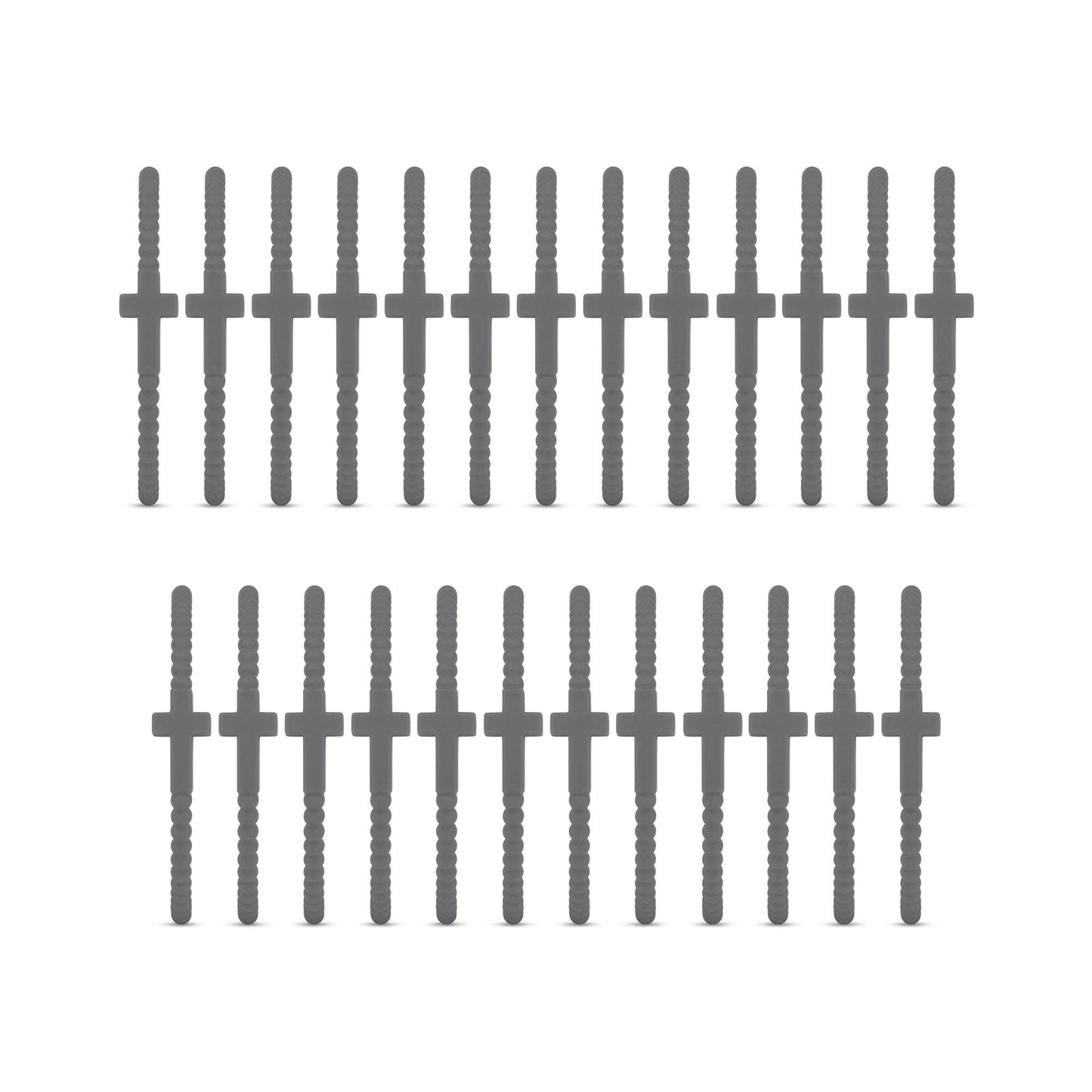 Jesus Bracelets - 25 Packs: Black (25 Pack), Small