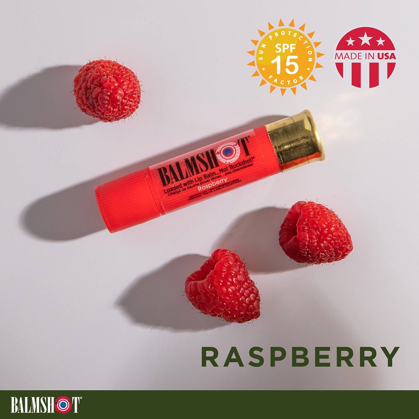 Balmshot Raspberry Lip Balm