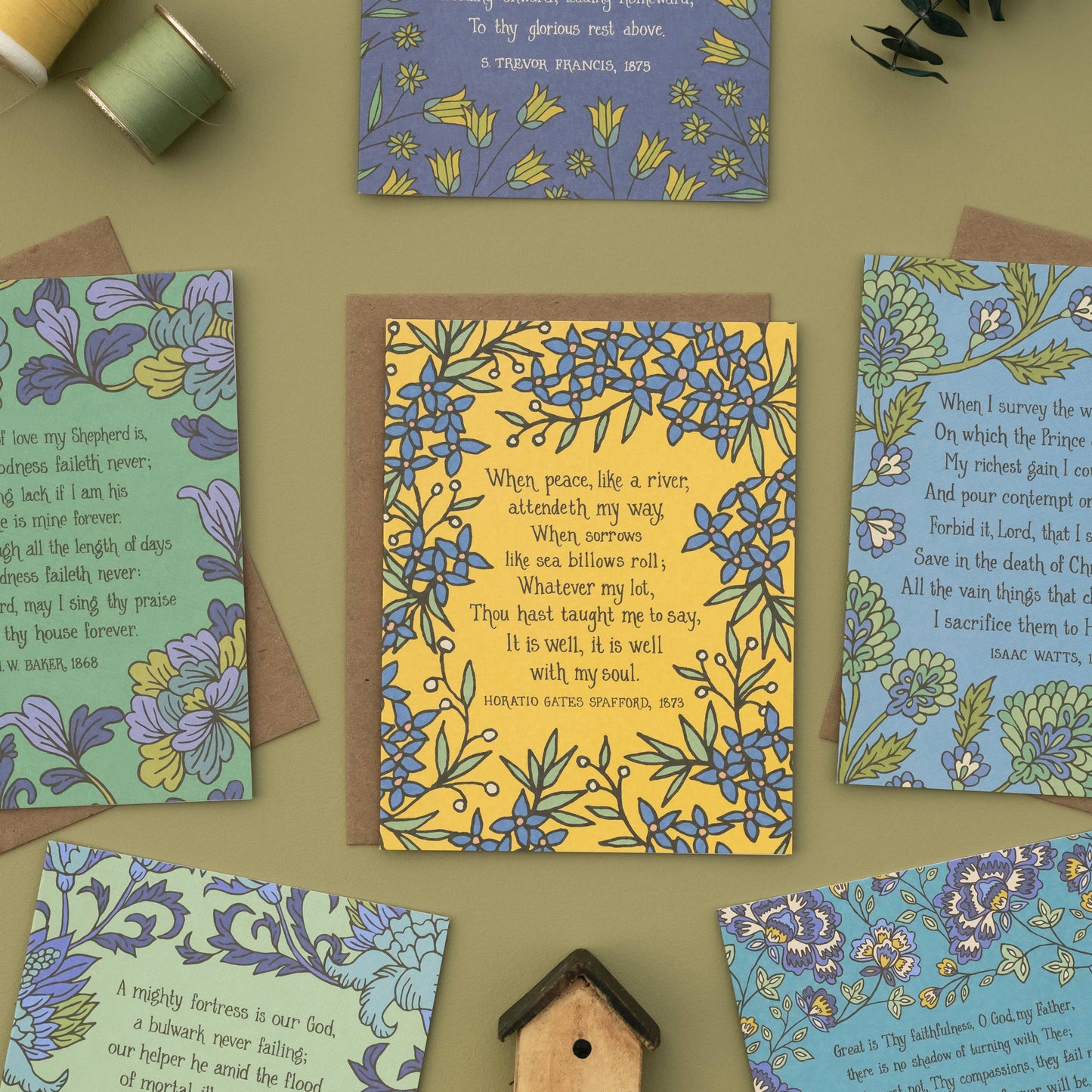 6 Hymn Greeting Cards — Baker