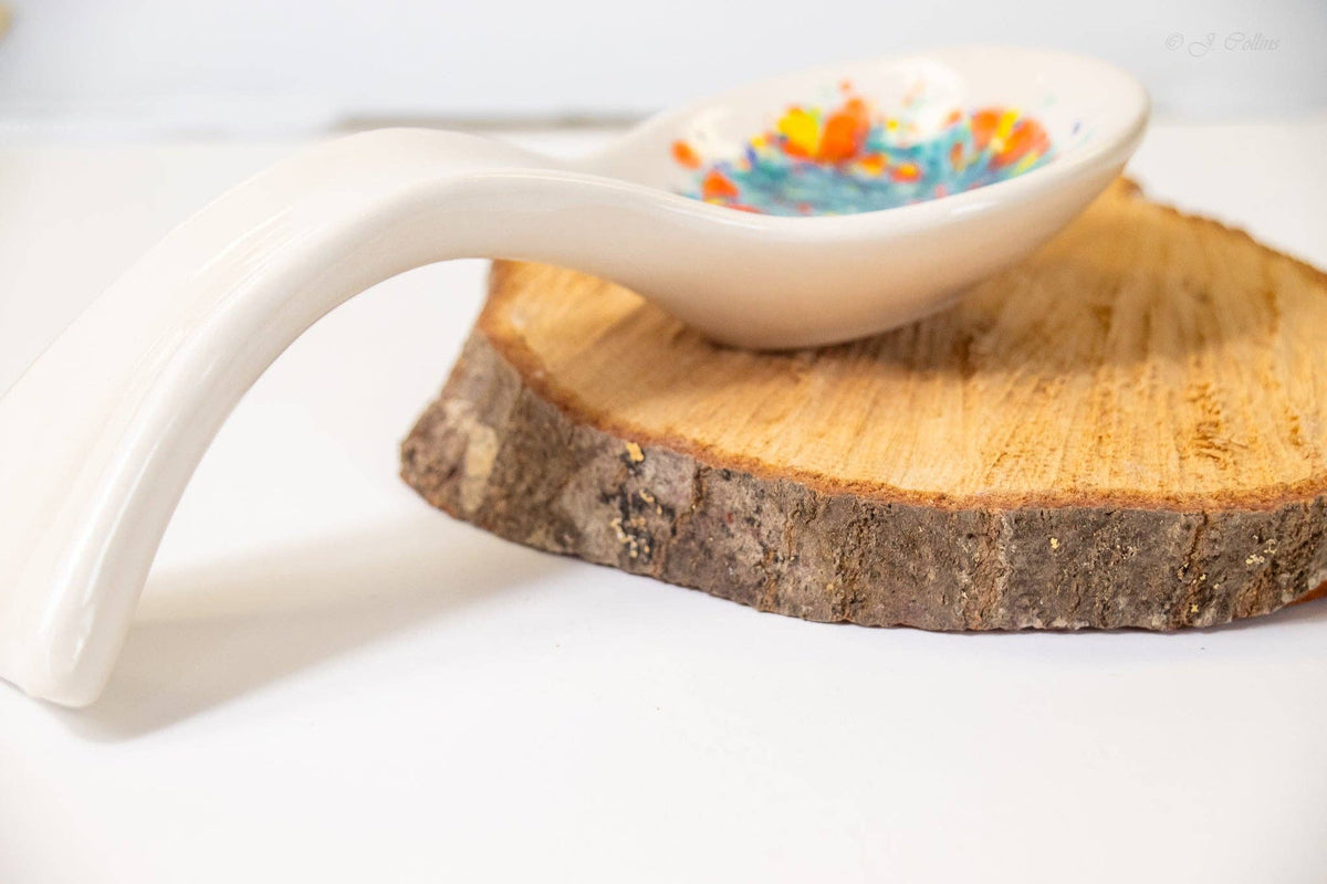 Artisan Spoon Rest: Sea Spray