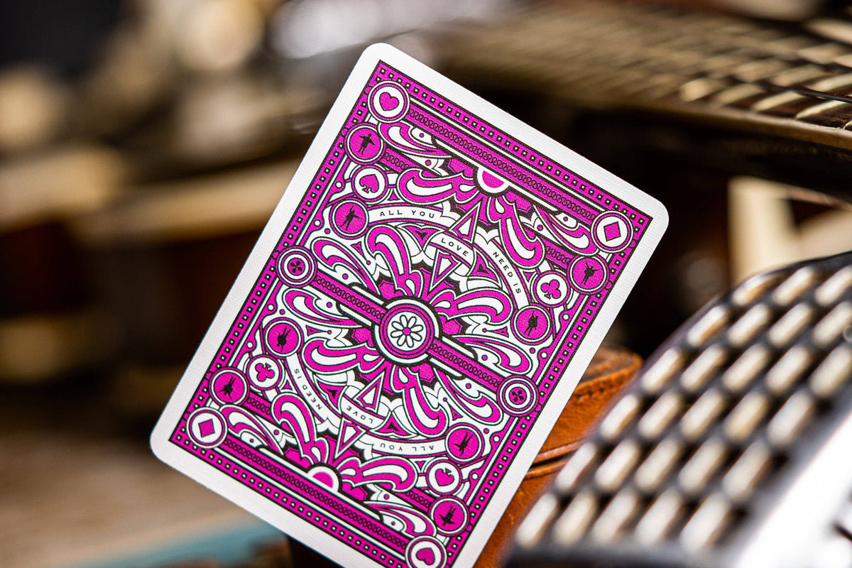 The Beatles Playing Cards: Pink