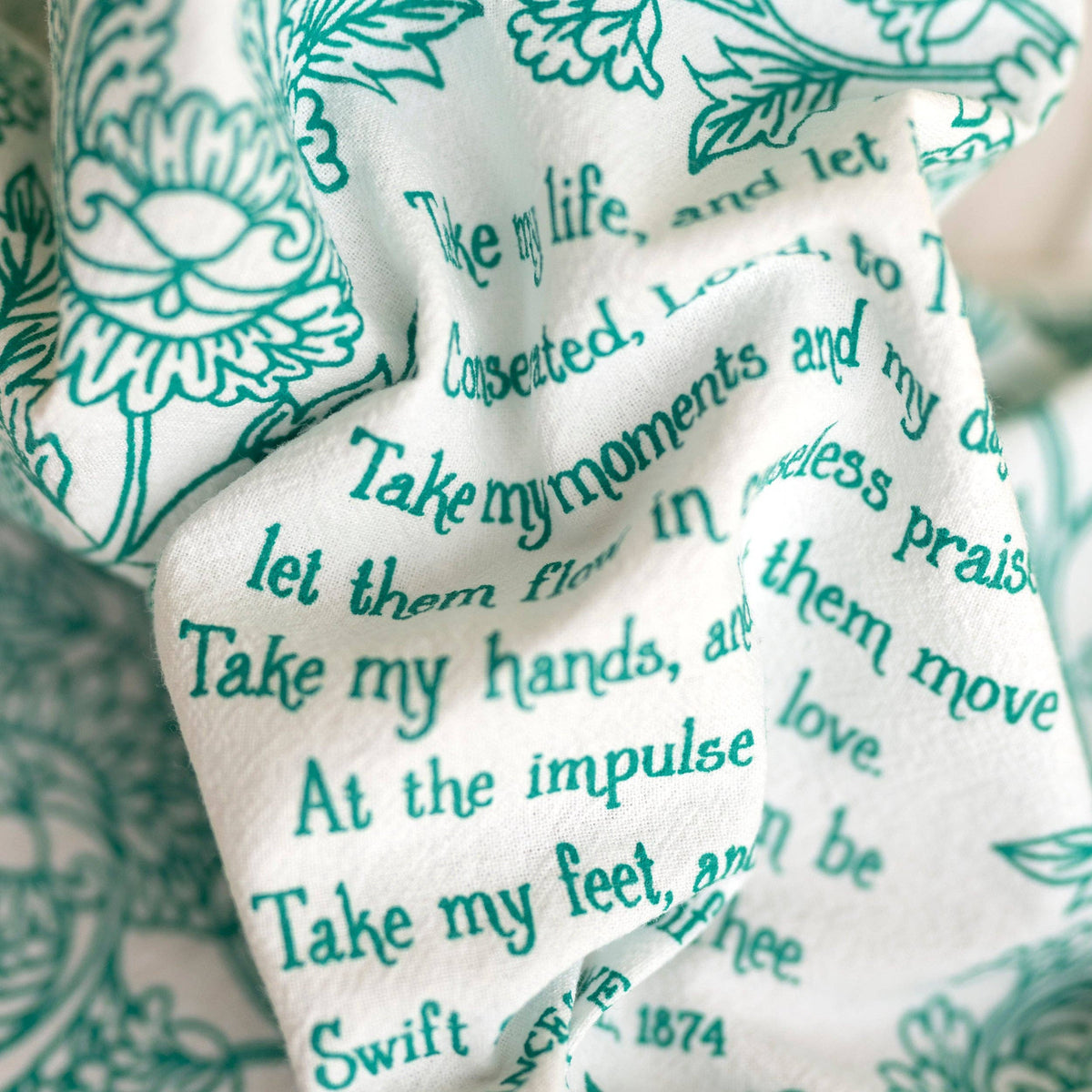 Take My Life and Let It Be Hymn Tea Towel
