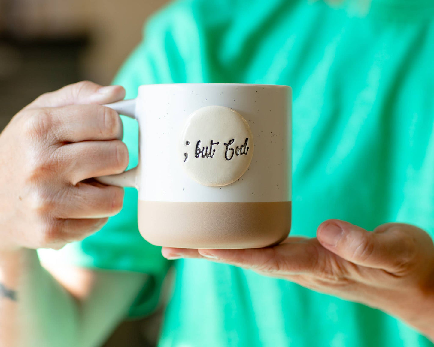 ; But God Mug : Cabin 12 oz