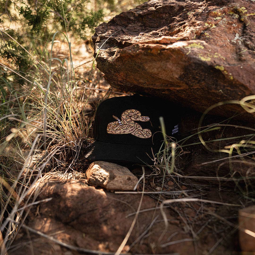 Rattlesnake Hat: Black