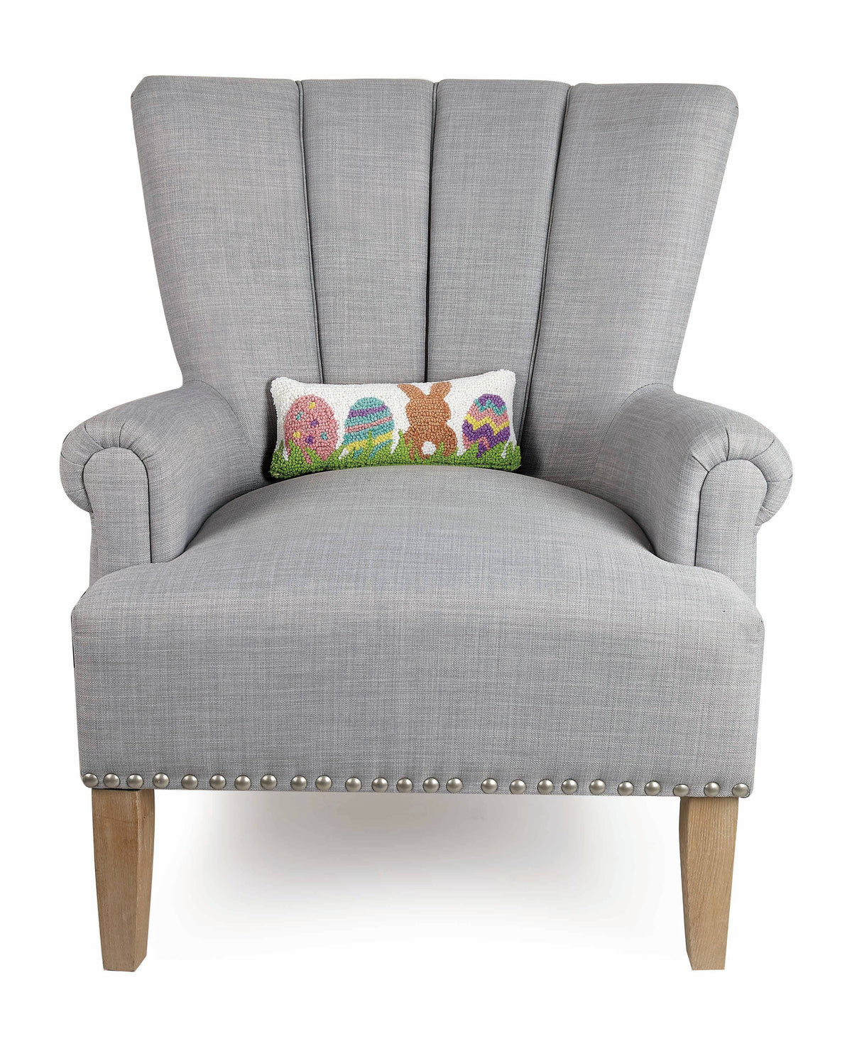 Bunny With Eggs Hook Pillow