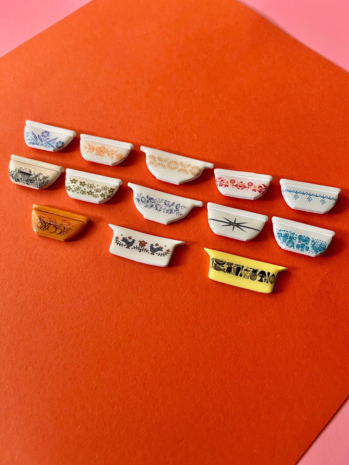 Pyrex Magnets: Blue Cornflower
