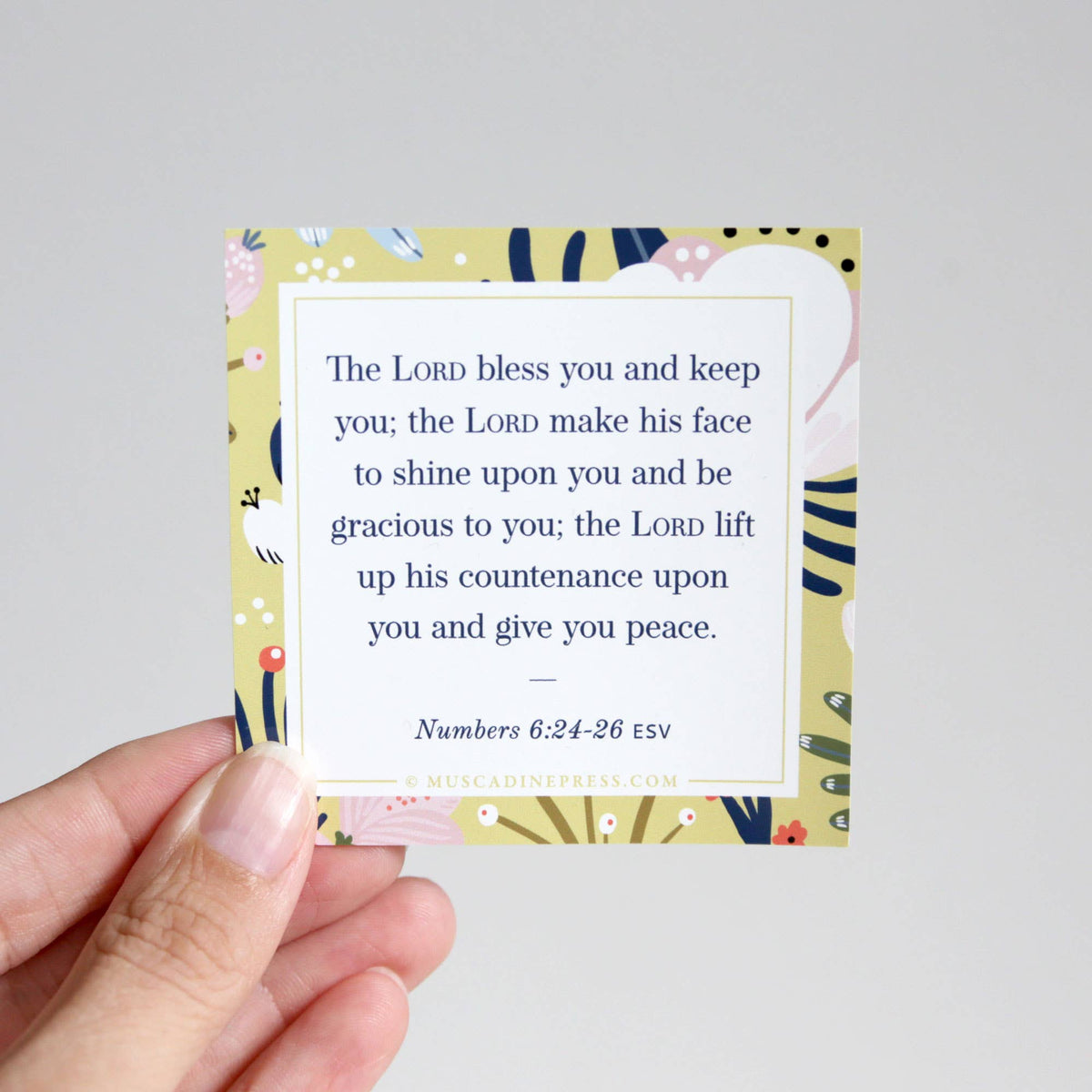 Scripture Mirror Cling, Benediction