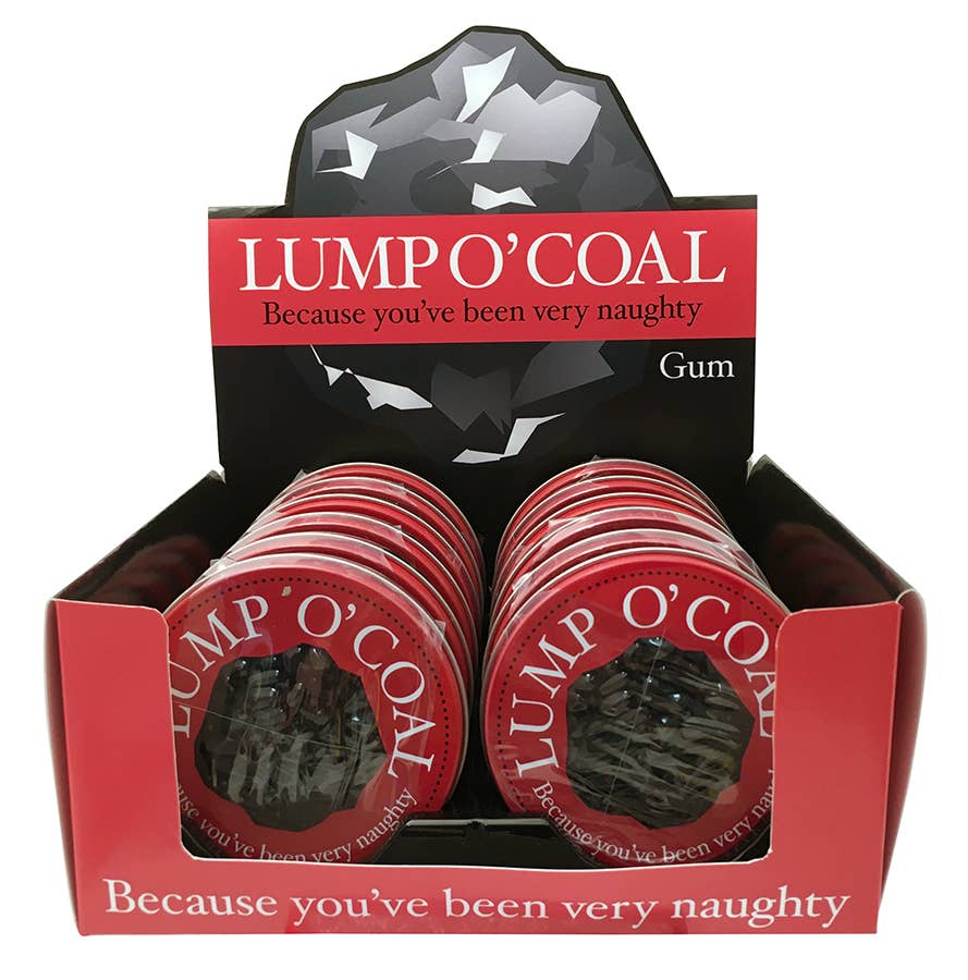 Lump O' Coal Gum, 12ct