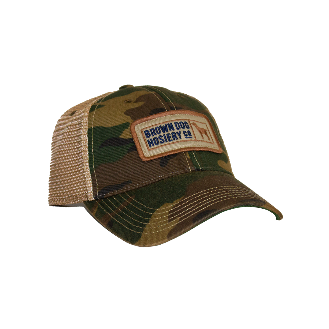 Brown Dog - Legacy Old Favorite Trucker Hat: Brown