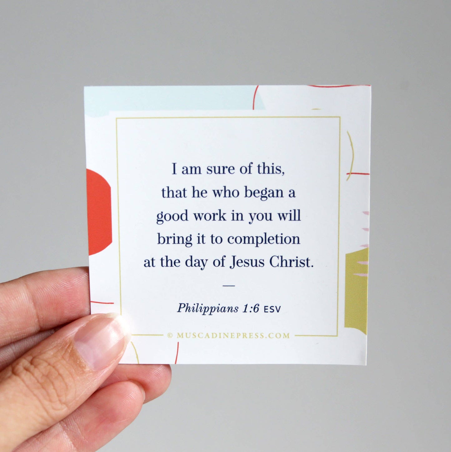 Scripture Mirror Cling, Good Work