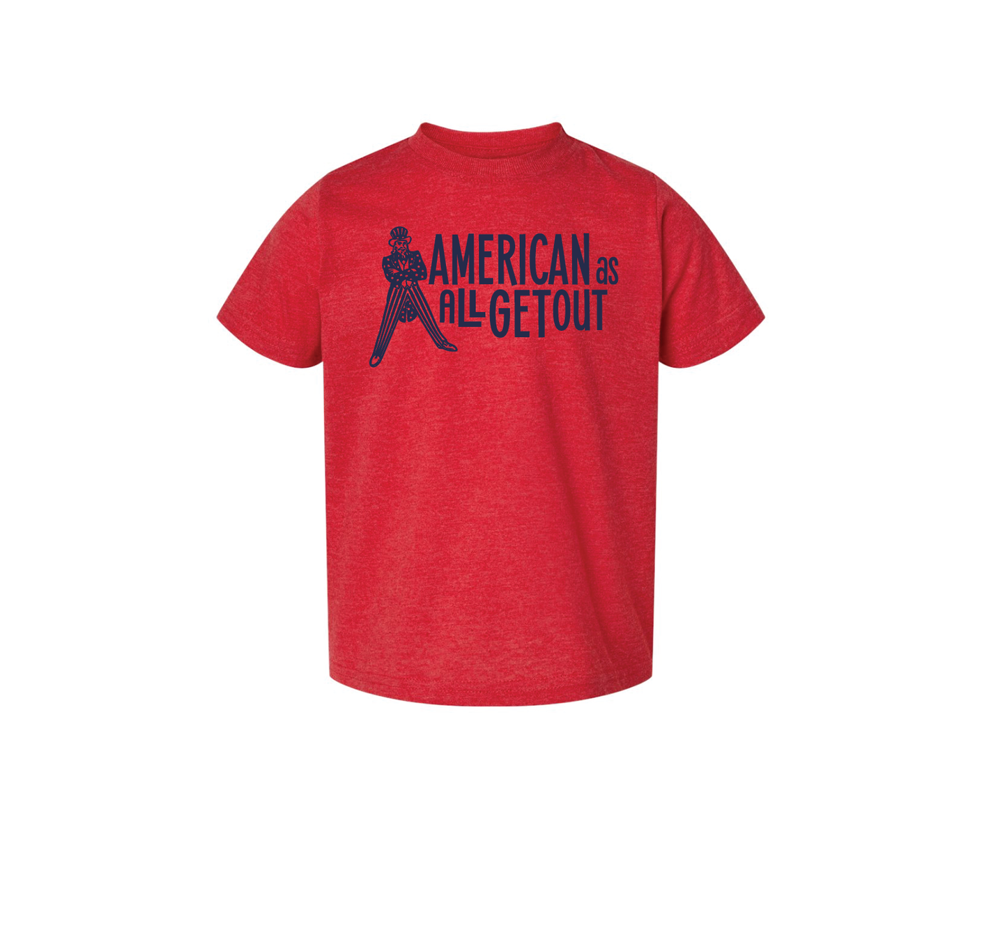 American As All Getout: Red + Navy, 2XL