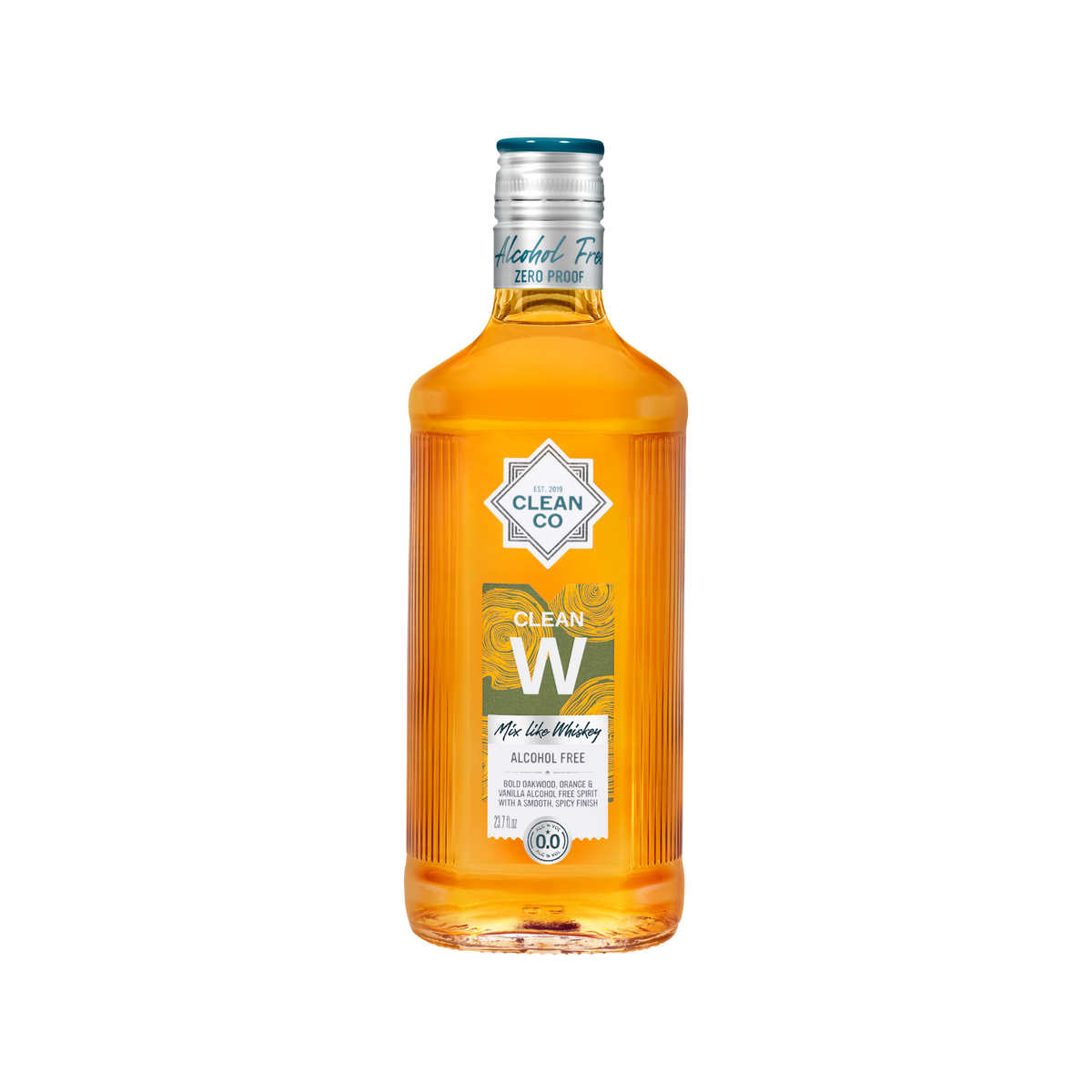 CleanCo Clean W Zero Proof 0.0% Whiskey