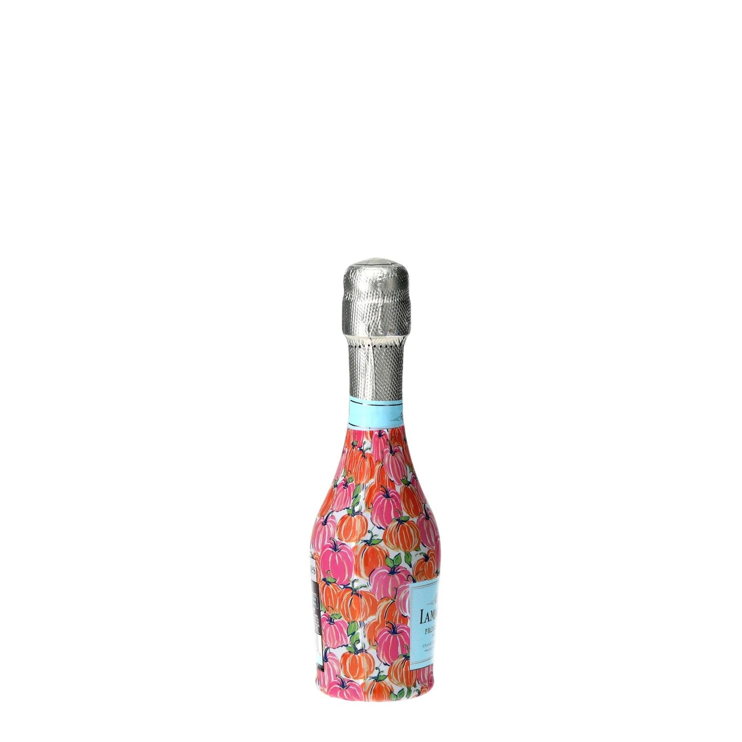 Pink & Orange Pumpkins Mini Prosecco Wraps