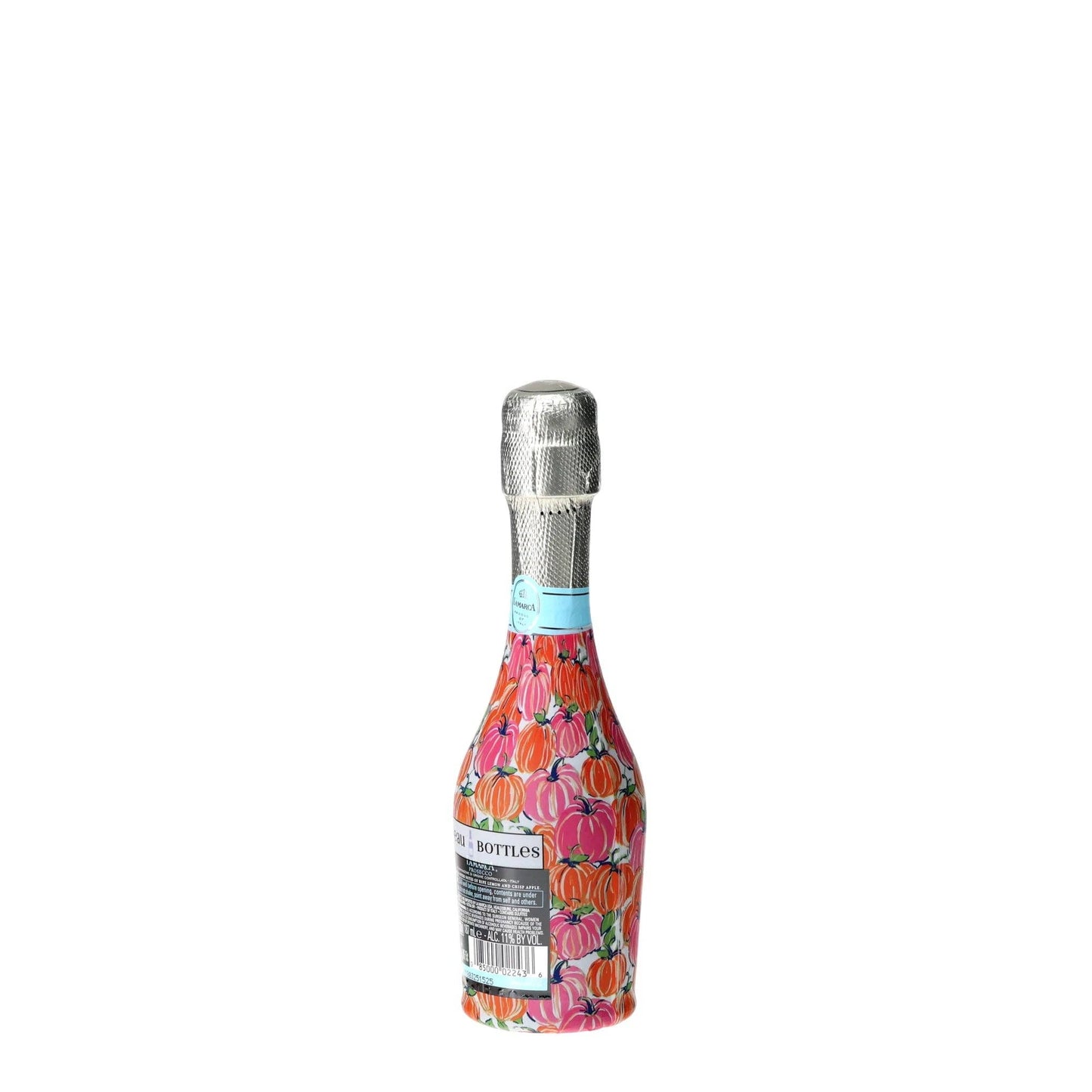 Pink & Orange Pumpkins Mini Prosecco Wraps