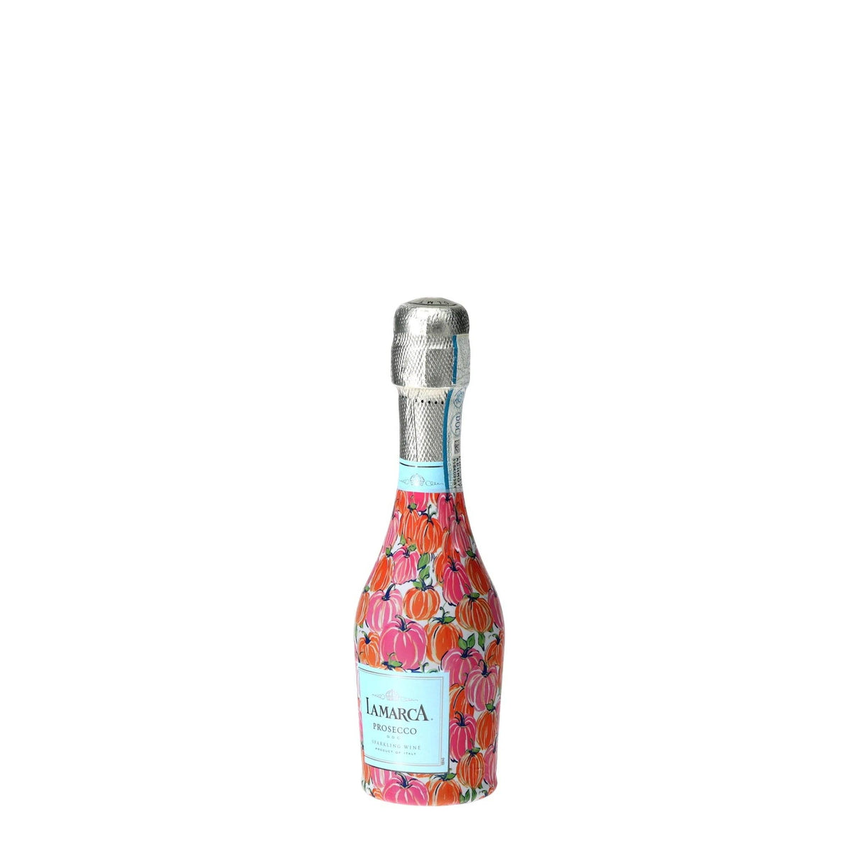 Pink & Orange Pumpkins Mini Prosecco Wraps