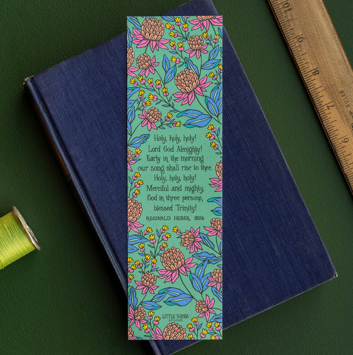 Holy, Holy, Holy Hymn Bookmark