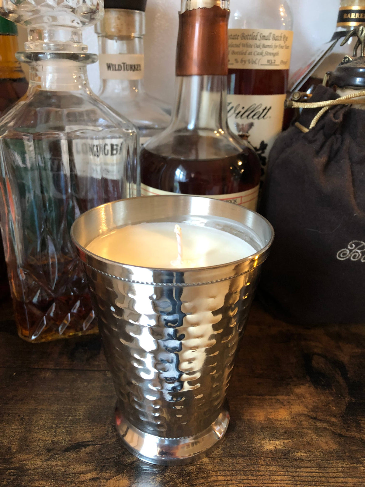 Kentucky Derby Mint Julep Cup Candle