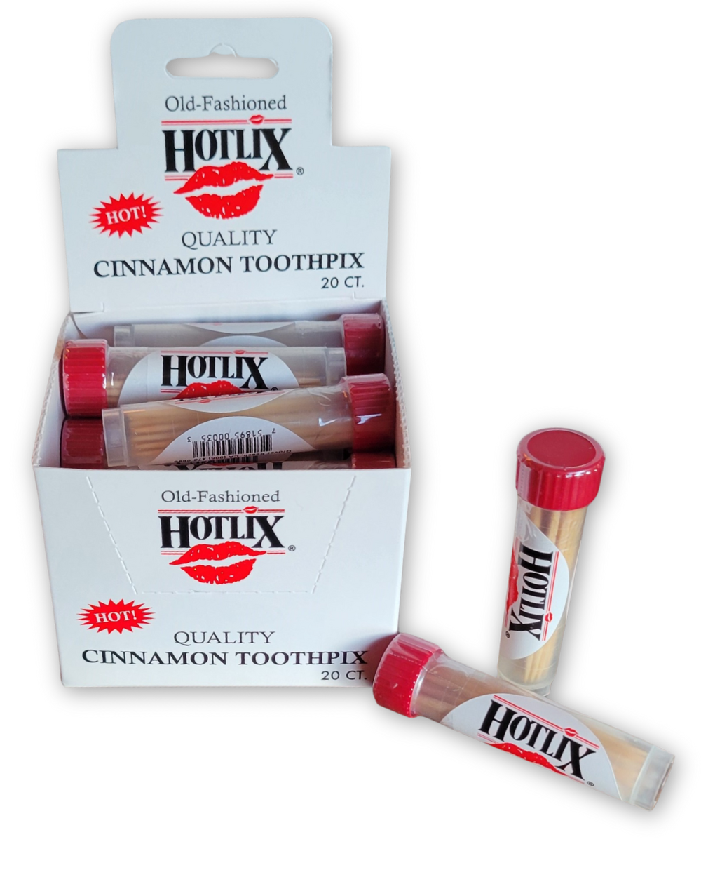 Old Fashioned Hotlix Quality Cinnamon Toothpix – 20 Ct.