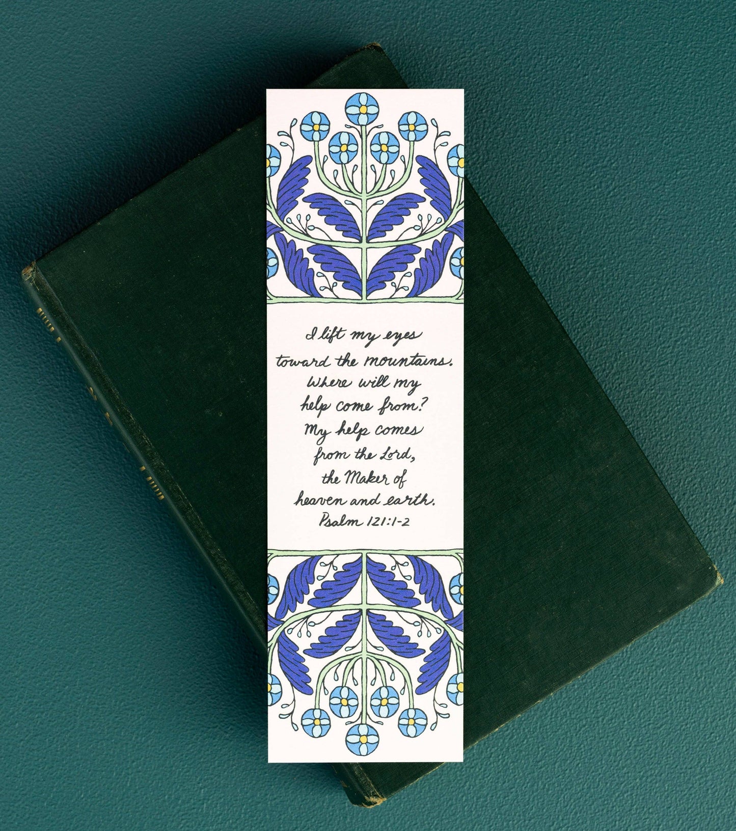 I Lift My Eyes Psalm Bookmark — Psalm 121