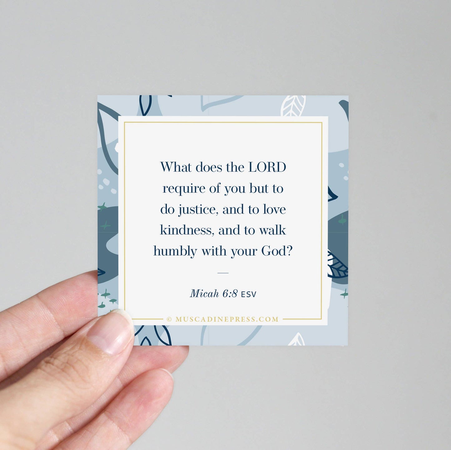 Scripture Mirror Cling, What the Lord Requires