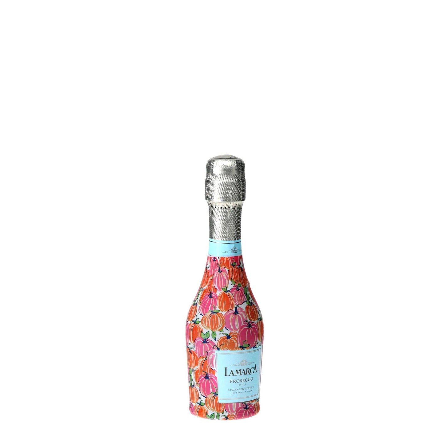 Pink & Orange Pumpkins Mini Prosecco Wraps