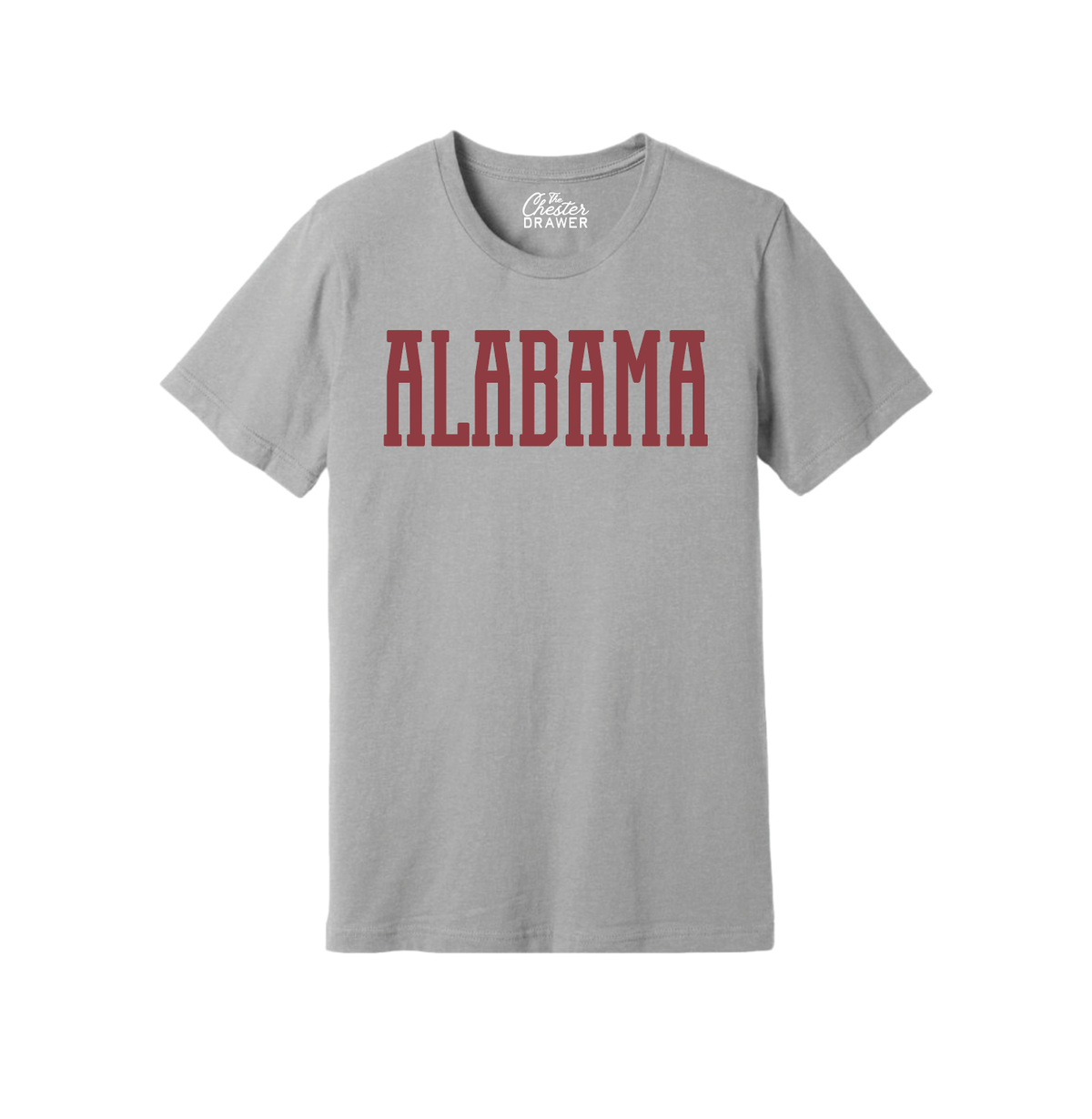 Alabama Dahmer: Athletic Grey + Crimson, Small