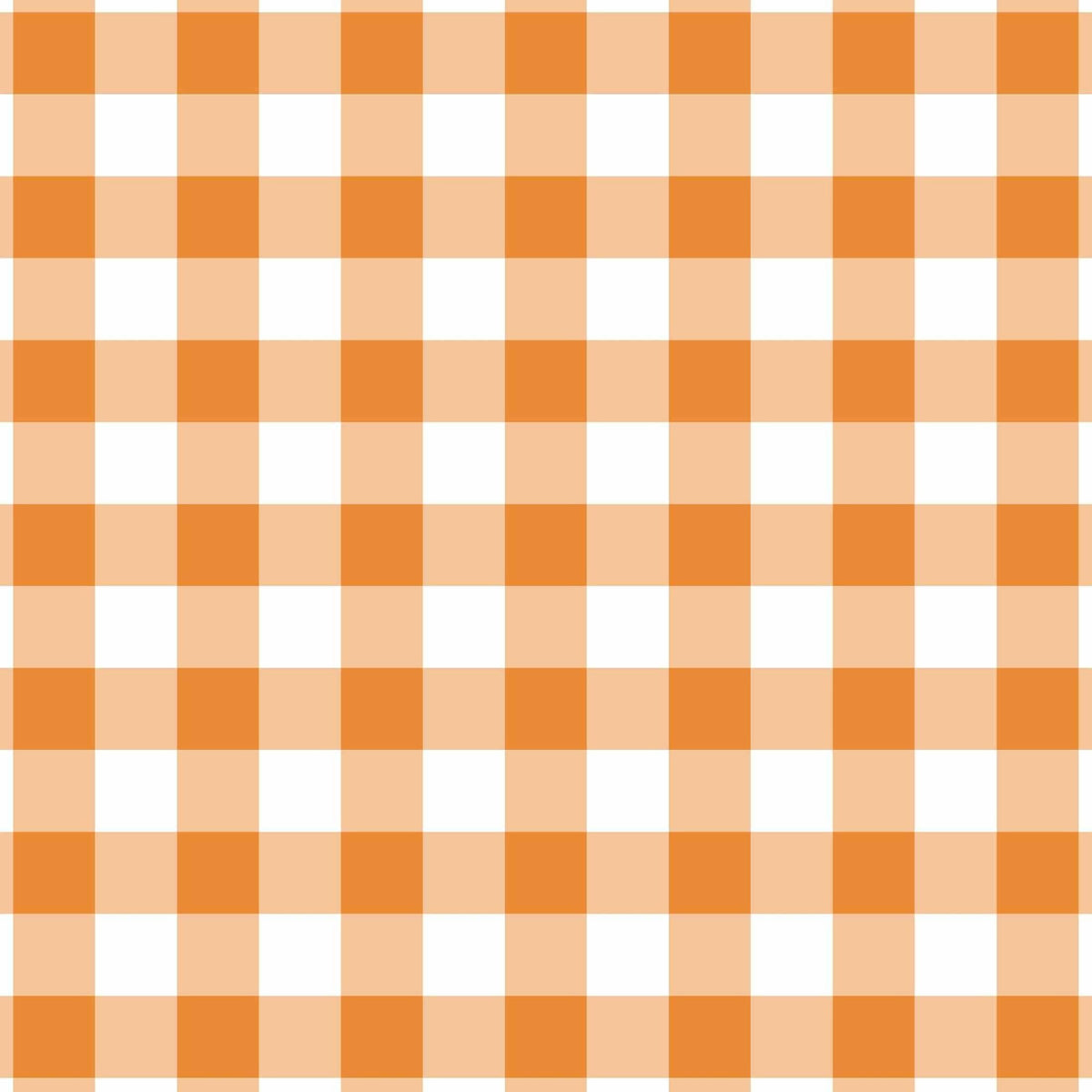 Beau Bottles Orange & White Gingham Prosecco Bottle Wrap
